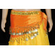Ceinture enfant de danse orientale orange