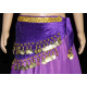 Ceinture enfant de danse orientale violet