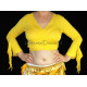 Top de cours de danse orientale jaune