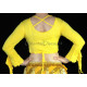 Top de cours de danse orientale jaune