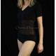 Body justaucorps de danse orientale noir