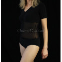 Body justaucorps de danse orientale noir