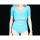 Body justaucorps de danse orientale turquoise