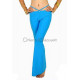 Pantalon de cours de danse orientale turquoise