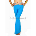 Pantalon de cours de danse orientale turquoise