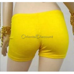 Short de danse orientale jaune