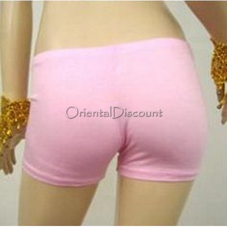 Short de danse orientale rose clair