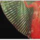 Ailes d'isis de danse orientale rouge transparent