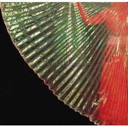 Ailes d'isis de danse orientale rouge transparent