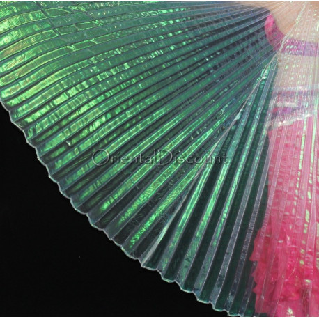 Ailes d'isis de danse orientale blanc transparent