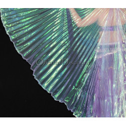 Ailes d'isis de danse orientale violet opaque