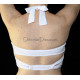 Top de danse orientale blanc