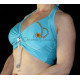 Top de danse orientale turquoise