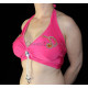 Top de danse orientale fuschia