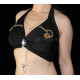 Top de danse orientale noir