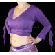 Top de cours de danse orientale violet