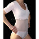 Body justaucorps de danse orientale rose clair