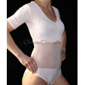 Body justaucorps de danse orientale rose clair