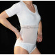 Body justaucorps de danse orientale blanc
