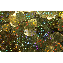 Paillettes dorées