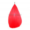 Lot de 10 plumes rouge