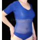 Body justaucorps de danse orientale bleu roy