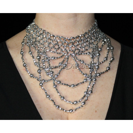 Collier élastique de danse orientale