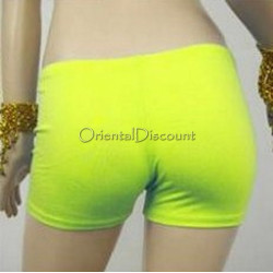 Short de danse orientale vert anis