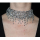 Collier élastique argenté
