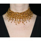 Collier élastique doré