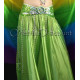Ceinture de danse orientale satin orientale vert anis