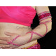 Lacet de bras de danse orientale fuschia