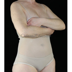 Body justaucorps de danse orientale chair
