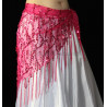 ceinture de danse orientale fuschia
