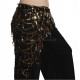 ceinture de danse orientale noir doré