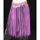 Ceinture de danse orientale à fils et sequins violet