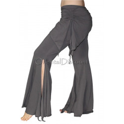 Pantalon de cours de danse orientale gris