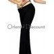 Pantalon de cours de danse orientale noir