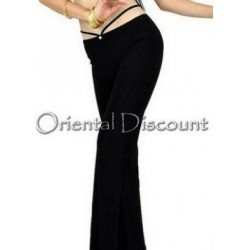 Pantalon de cours de danse orientale noir