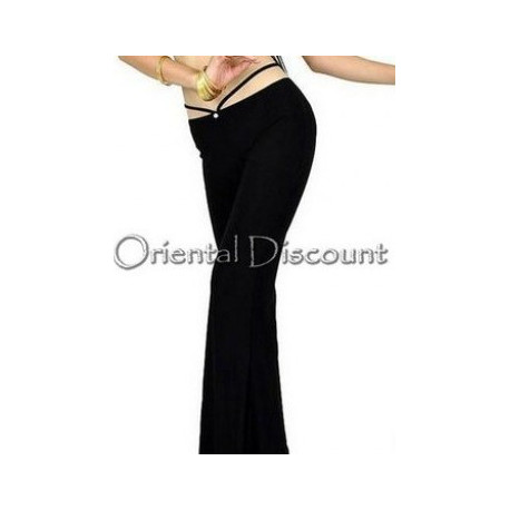 Pantalon de cours de danse orientale noir