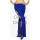 Pantalon de cours de danse orientale bleu roy
