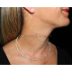 Parure strass ras de cou