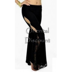 Pantalon de cours de danse orientale noir