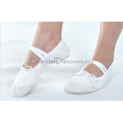 Chaussons de danse orientale blanc