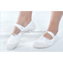 Chaussons de danse orientale blanc