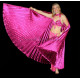 Ailes d'isis de danse orientale fushia opaque