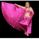 Ailes d'isis de danse orientale fushia opaque
