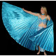 Ailes d'isis de danse orientale turquoise opaque