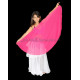 Voile demi lune enfant de danse orientale fuschia