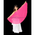 Voile demi lune enfant de danse orientale fuschia